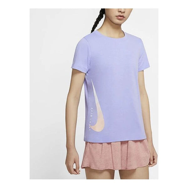 Футболка с принтом йоги Nike, фиолетовый 
Футболка с принтом йоги Nike, фиолетовый
