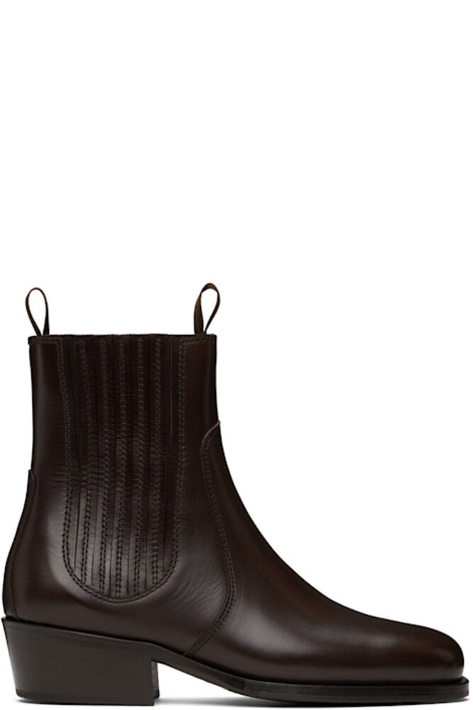 Коричневые ботинки «Челси» растительного дубления LEMAIRE, Коричневый, Коричневые ботинки «Челси» растительного дубления LEMAIRE
Коричневые ботинки «Челси» растительного дубления LEMAIRE, Коричневый, Коричневые ботинки «Челси» растительного дубления LEMAIRE