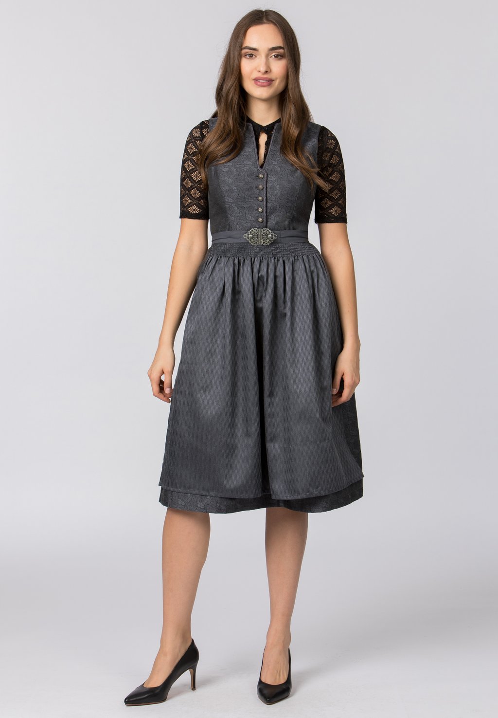 Широкая юбка в сборку Stockerpoint, серый
Широкая юбка в сборку Stockerpoint, серый