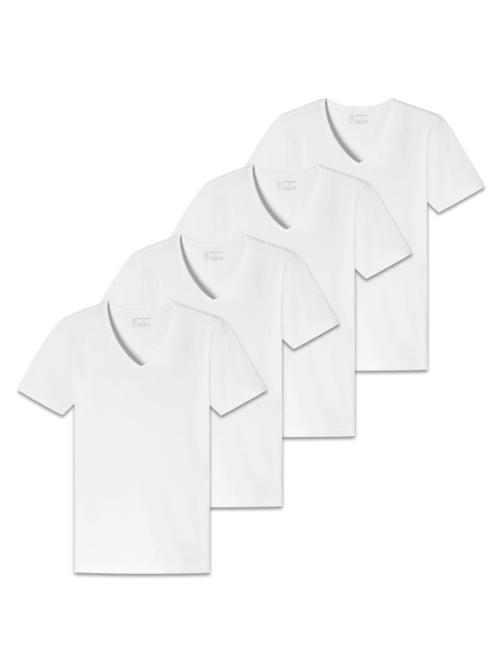 Футболка Schiesser 4er Pack, белый
Футболка Schiesser 4er Pack, белый