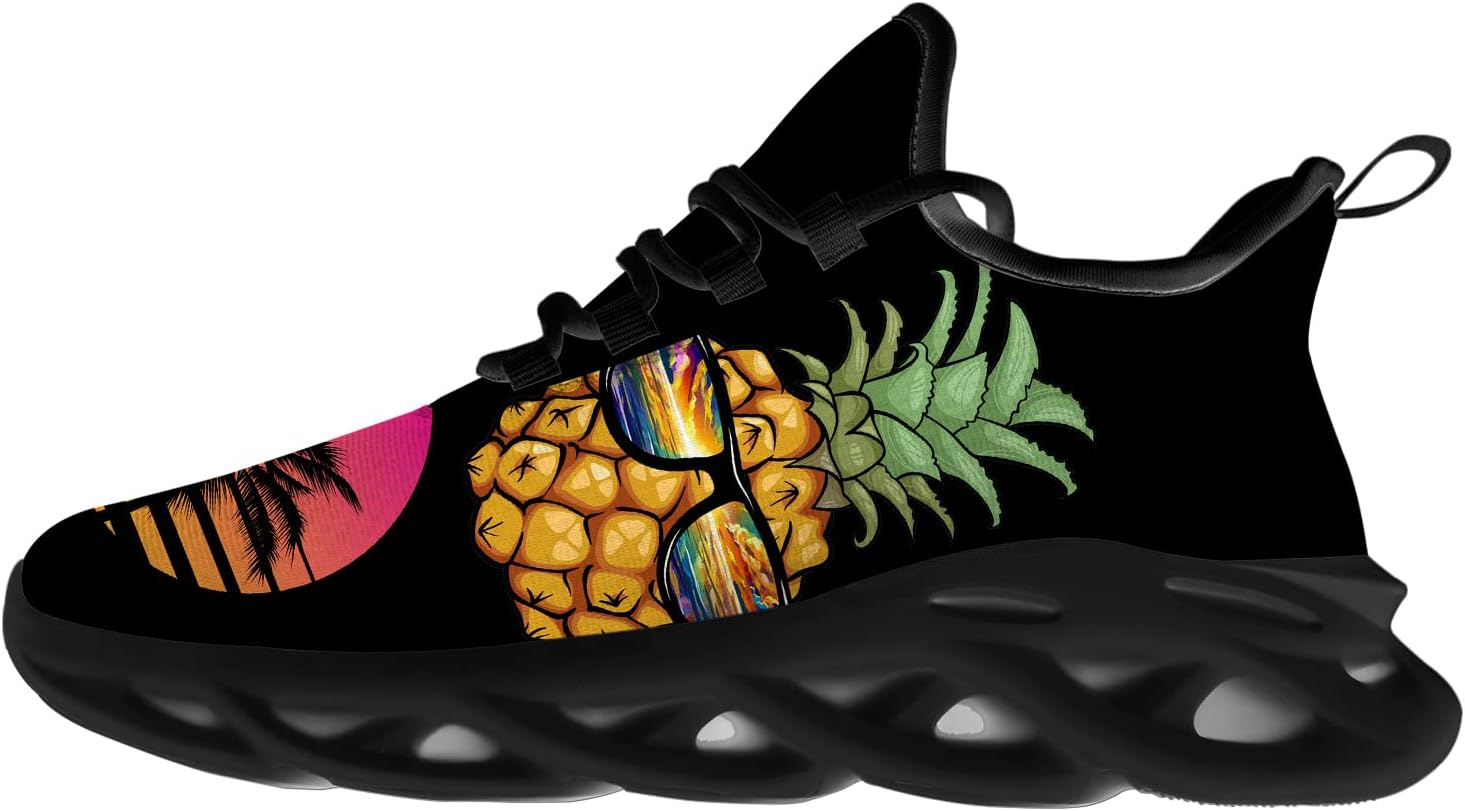 Кроссовки Ciadoon с ананасом для женщин и мужчин, для бега по дороге, спортивной ходьбы, тенниса, легкие летние тропические кроссовки, подарок для него и для нее, желтый/розовый
Кроссовки Ciadoon с ананасом для женщин и мужчин, для бега по дороге, спортивной ходьбы, тенниса, легкие летние тропические кроссовки, подарок для него и для нее, желтый/розовый