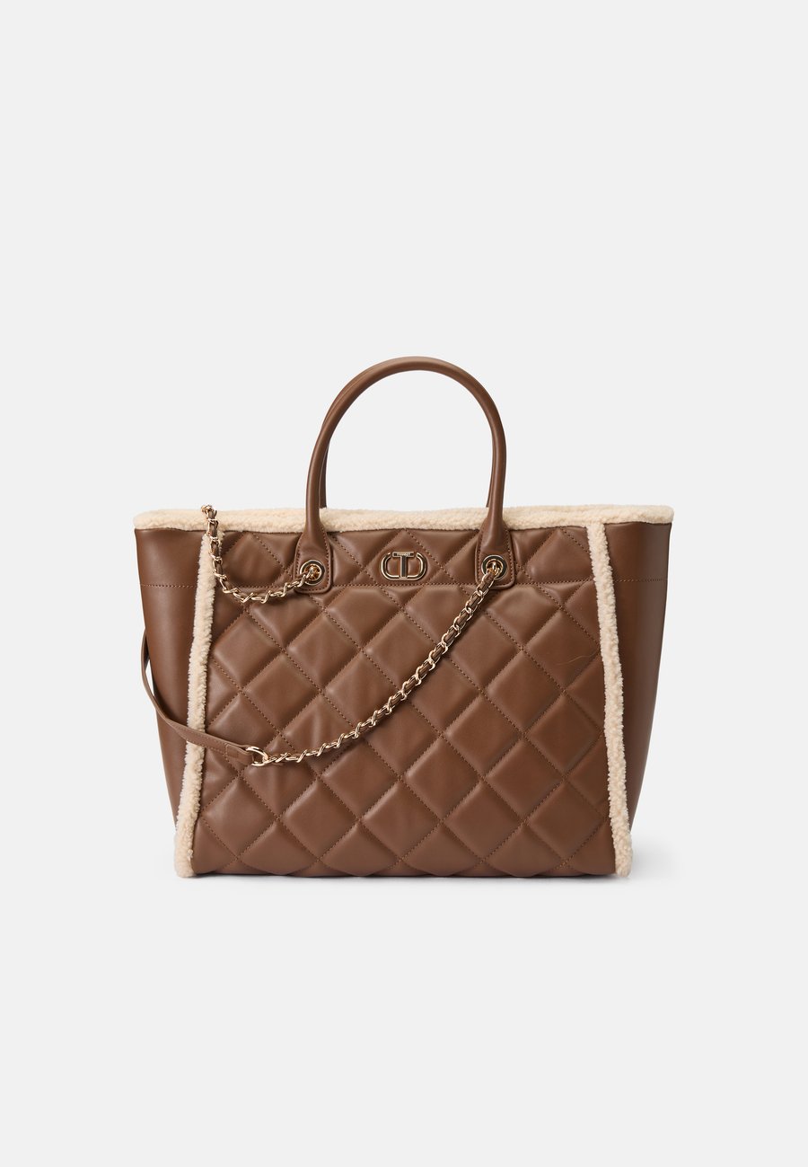 Сумка-шоппер TWINSET Tote bag, Light Brown/Beige/Light Brown
Сумка-шоппер TWINSET Tote bag, Light Brown/Beige/Light Brown