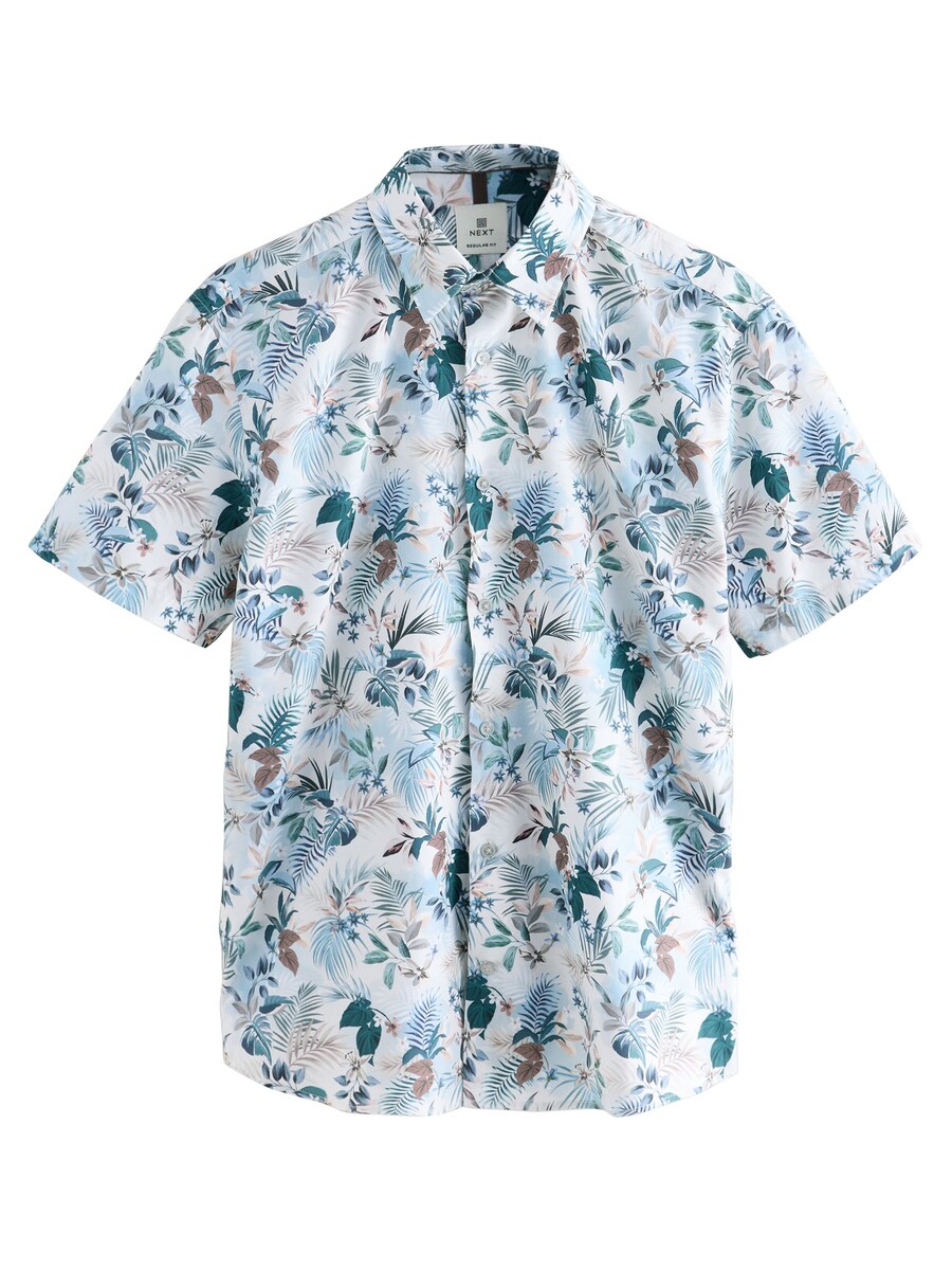 Рубашка обычного кроя на пуговицах Next, белый
Рубашка обычного кроя на пуговицах Next, белый