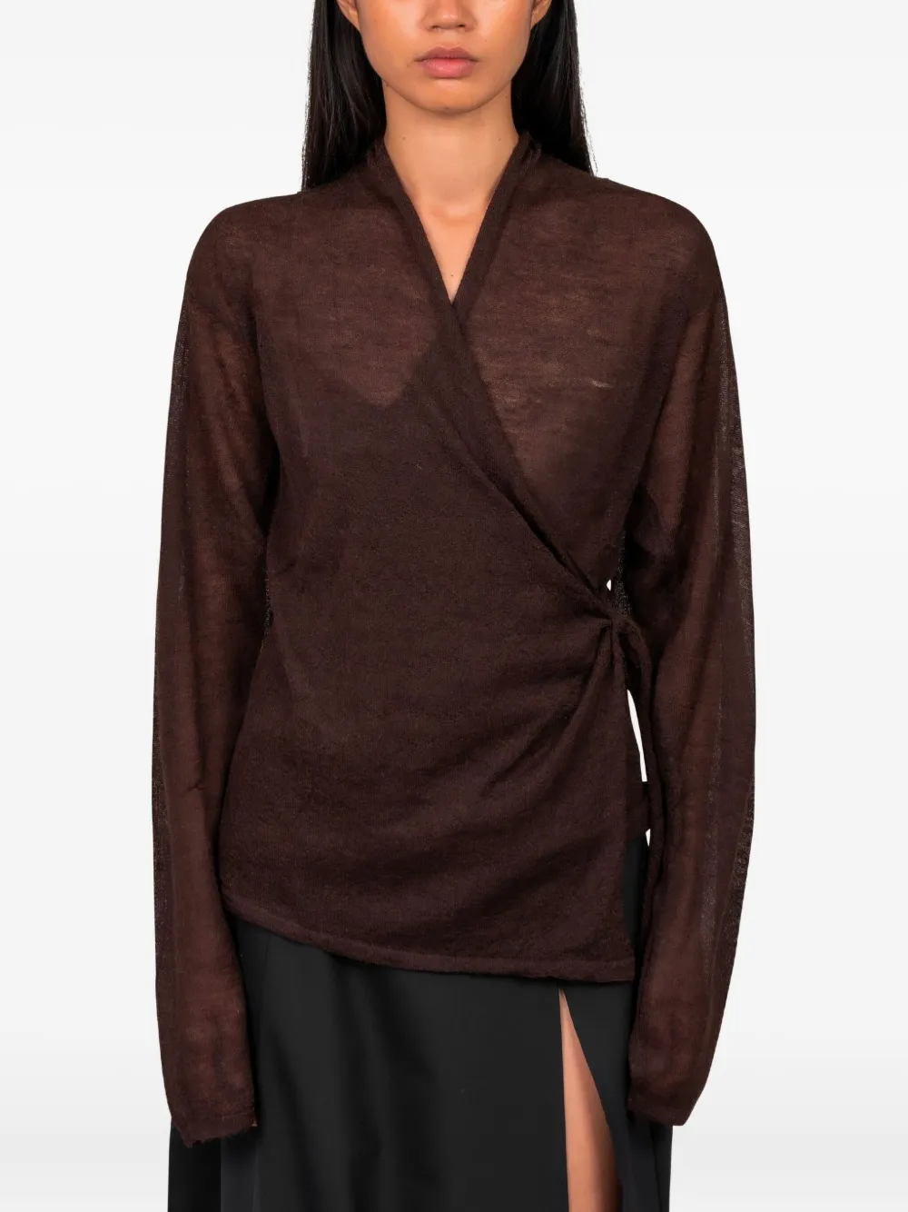 Топ с запахом Paloma Wool, коричневый
Топ с запахом Paloma Wool, коричневый