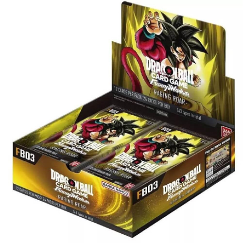 Карточная игра Dragon Ball Super Fusion World: Raging Roar (Fb03) – Booster Box (24 Packs) Bandai
Карточная игра Dragon Ball Super Fusion World: Raging Roar (Fb03) – Booster Box (24 Packs) Bandai