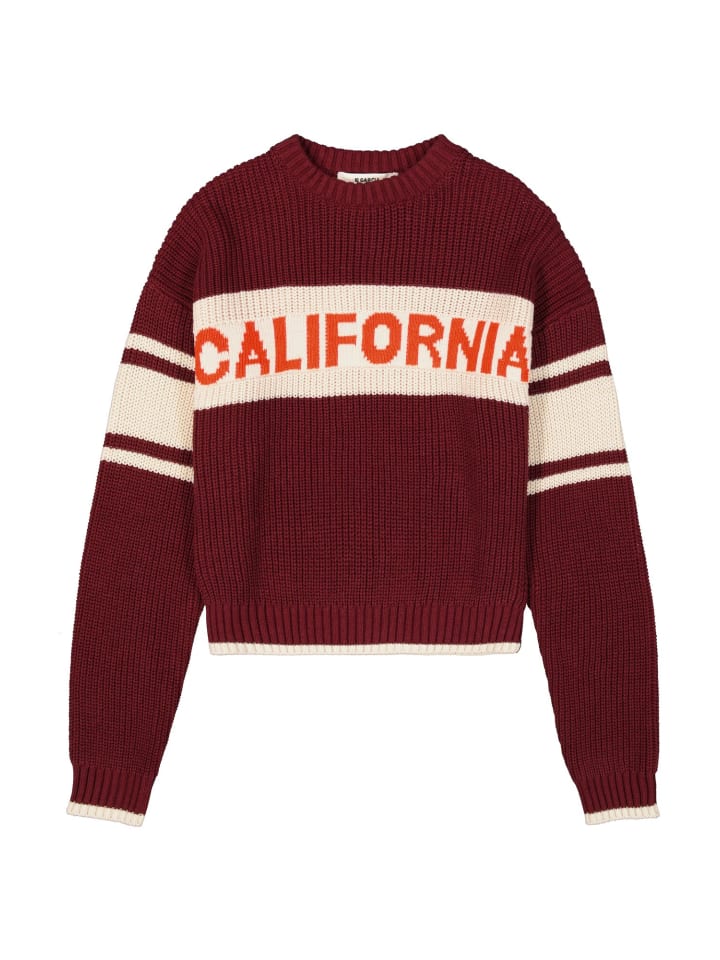 Вязаный свитер темно-вишневого цвета Garcia
Вязаный свитер темно-вишневого цвета Garcia