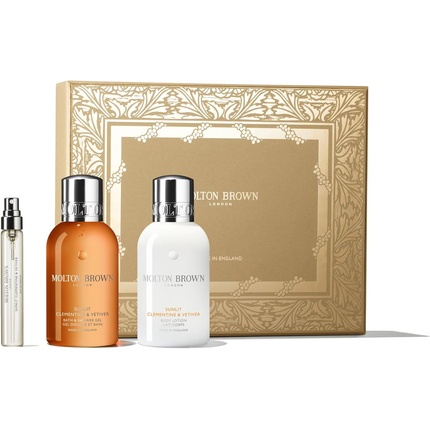 Подарочный набор для путешествий Sunlit Clementine & Vetiver Molton Brown
Подарочный набор для путешествий Sunlit Clementine & Vetiver Molton Brown