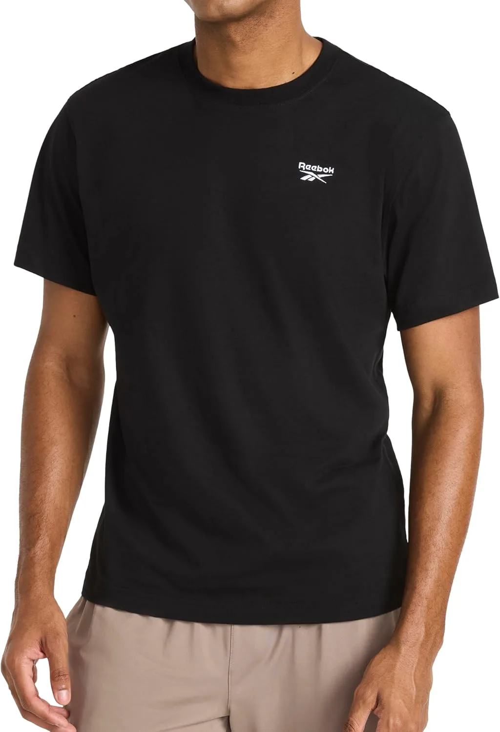 Футболка Reebok Men's Small Logo Crewneck, Standard Fit, легкая ткань Cotton-Poly Jersey
Футболка Reebok Men's Small Logo Crewneck, Standard Fit, легкая ткань Cotton-Poly Jersey