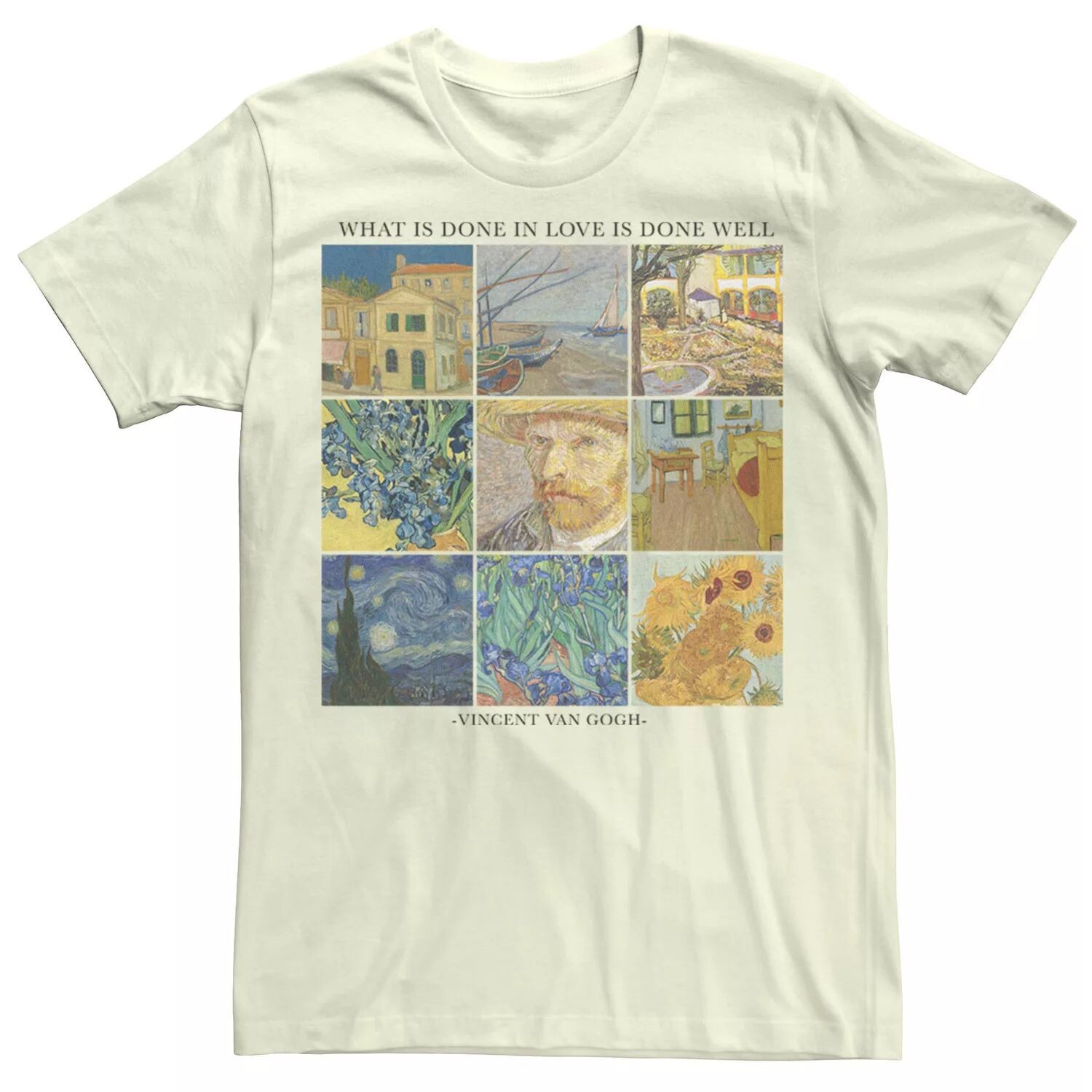 Мужская футболка Done In Love Is Done Well Licensed Character
Мужская футболка Done In Love Is Done Well Licensed Character