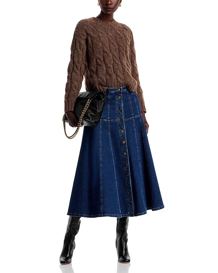 Юбка из денима Veena Cinq à Sept, синий
Юбка из денима Veena Cinq à Sept, синий