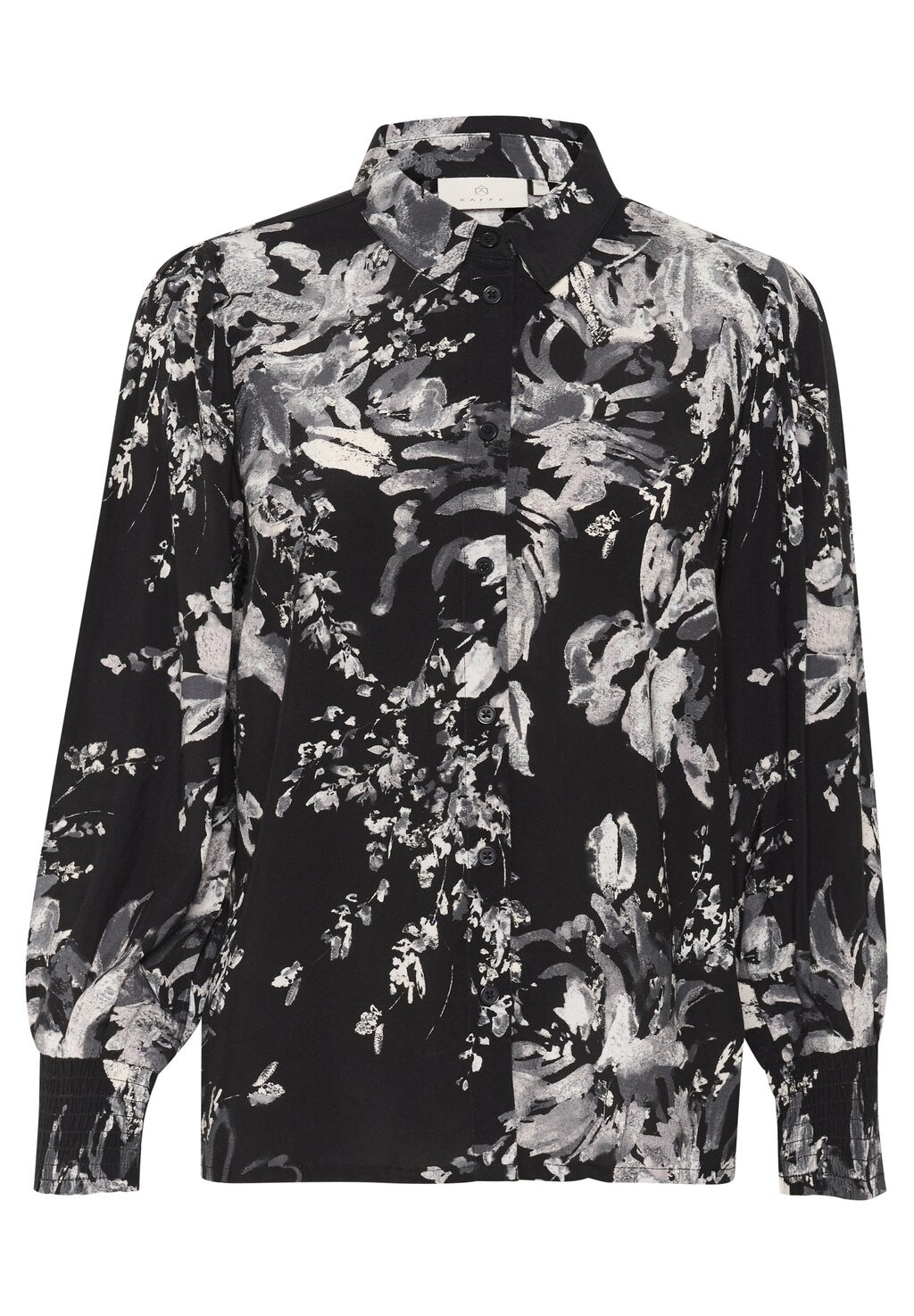 Блузка на пуговицах KAISA Kaffe, черный
Блузка на пуговицах KAISA Kaffe, черный