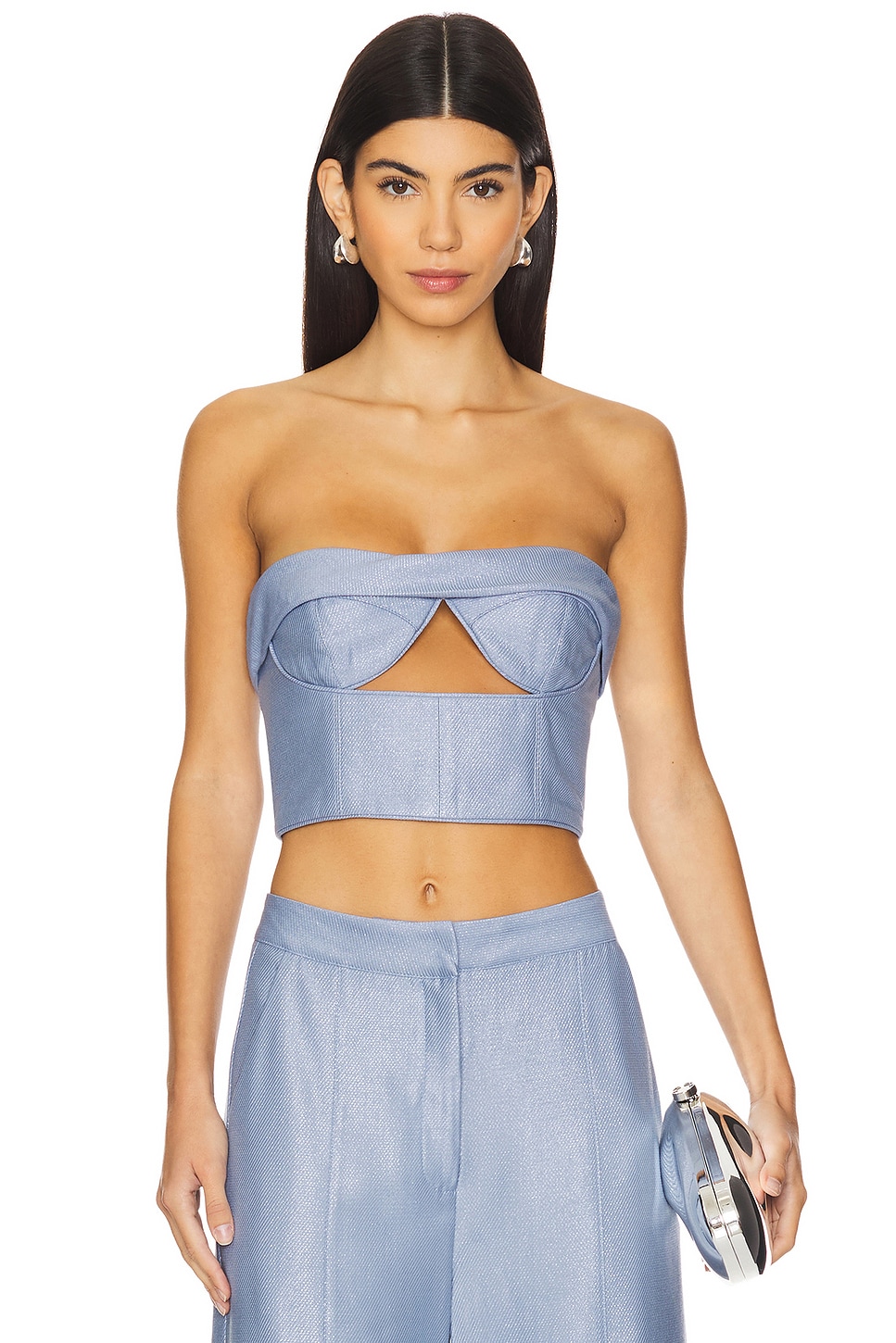 Тирийский топ Sabina Musayev, голубой
Тирийский топ Sabina Musayev, голубой