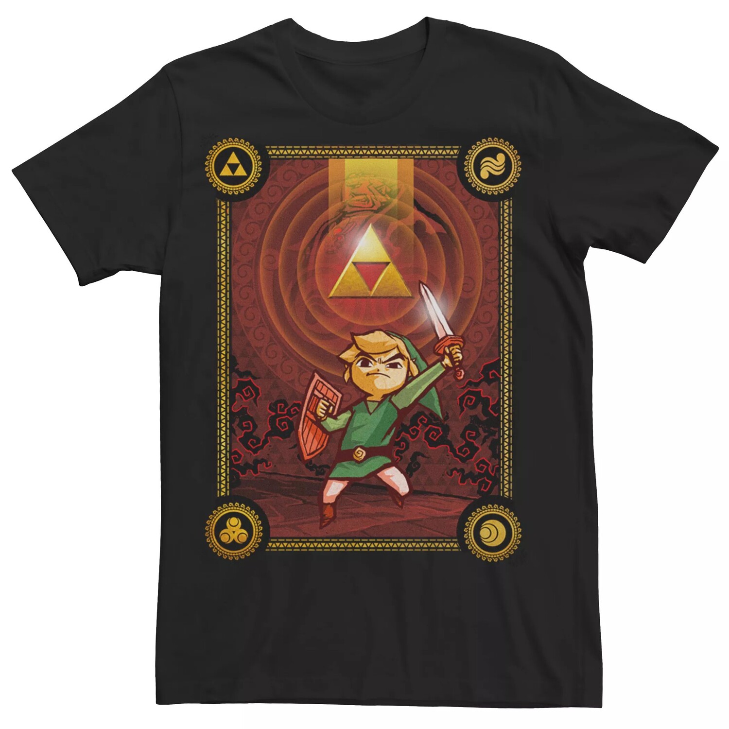 Мужская футболка Zelda Wind Waker Triforce Dawn Licensed Character
Мужская футболка Zelda Wind Waker Triforce Dawn Licensed Character