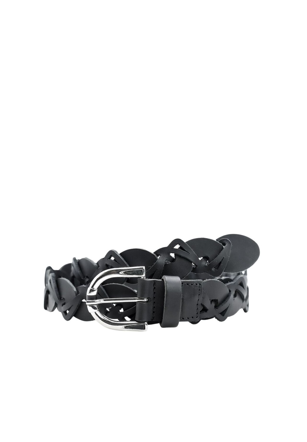 Ремень кожаный Волны шириной 3см, натуральная кожа, производство Италия Collezione alessandro, черный 
Ремень кожаный Волны шириной 3см, натуральная кожа, производство Италия Collezione alessandro, черный