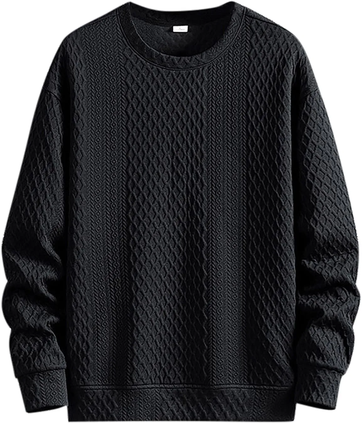 Свитер мужской вязаный с длинным рукавом и жаккардовым узором
Свитер мужской вязаный с длинным рукавом и жаккардовым узором