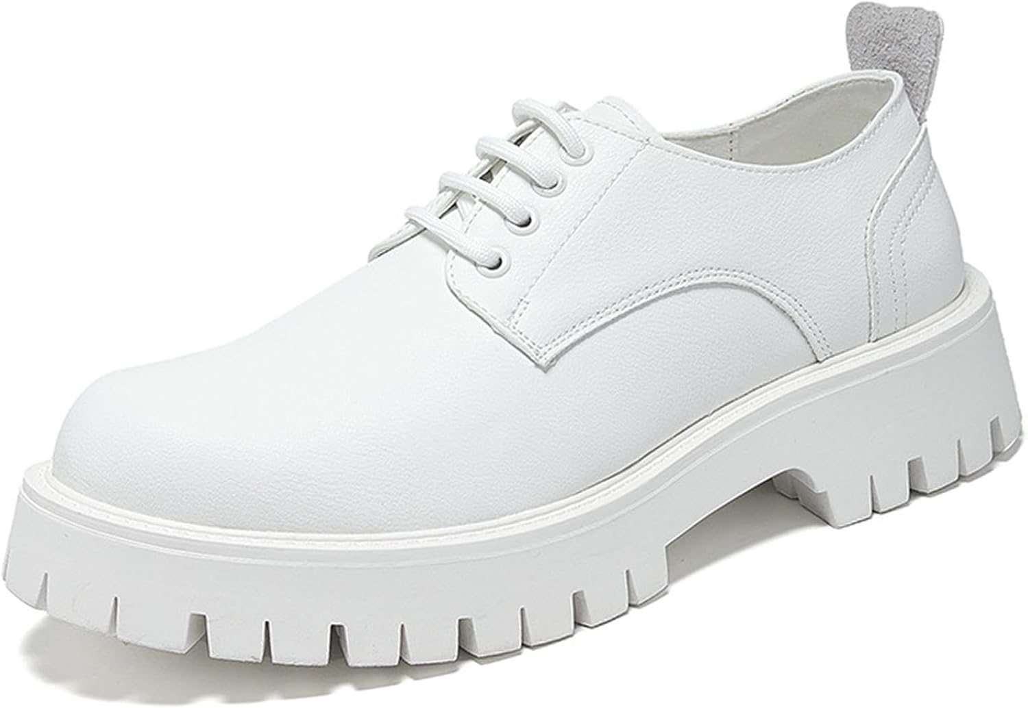 Мужские кожаные туфли с шнуровкой и массивной подошвой Oxfords, классический круглый носок, платформа, широкий каблук, деловые туфли, модные повседневные туфли Derby для увеличения роста Ptnoka, белый
Мужские кожаные туфли с шнуровкой и массивной подошвой Oxfords, классический круглый носок, платформа, широкий каблук, деловые туфли, модные повседневные туфли Derby для увеличения роста Ptnoka, белый