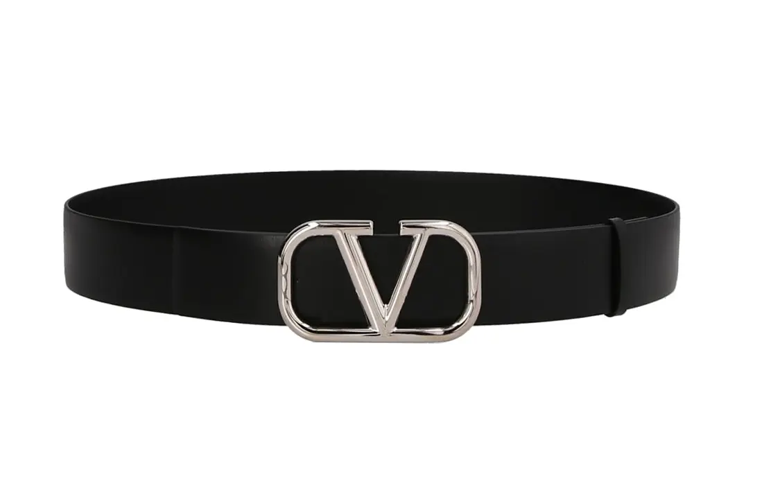 Ремень с пряжкой и логотипом Valentino, черный
Ремень с пряжкой и логотипом Valentino, черный