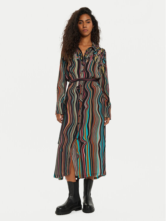 Платье-Рубашка стандартного кроя Desigual, мультиколор
Платье-Рубашка стандартного кроя Desigual, мультиколор