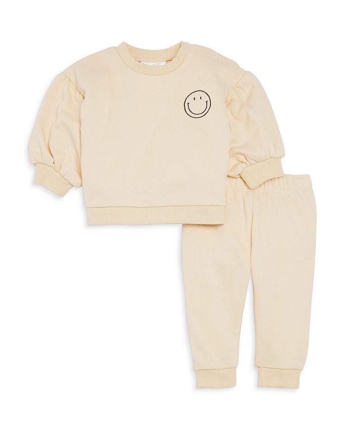 Комплект из топа и штанов Happy для девочек Bloomie's Baby - Baby, слоновая кость/кремовый
Комплект из топа и штанов Happy для девочек Bloomie's Baby - Baby, слоновая кость/кремовый