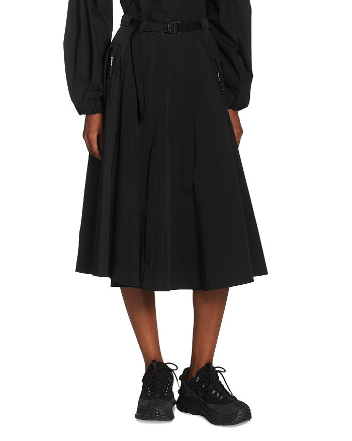 Юбка А-силуэта с поясом Moncler, черный
Юбка А-силуэта с поясом Moncler, черный