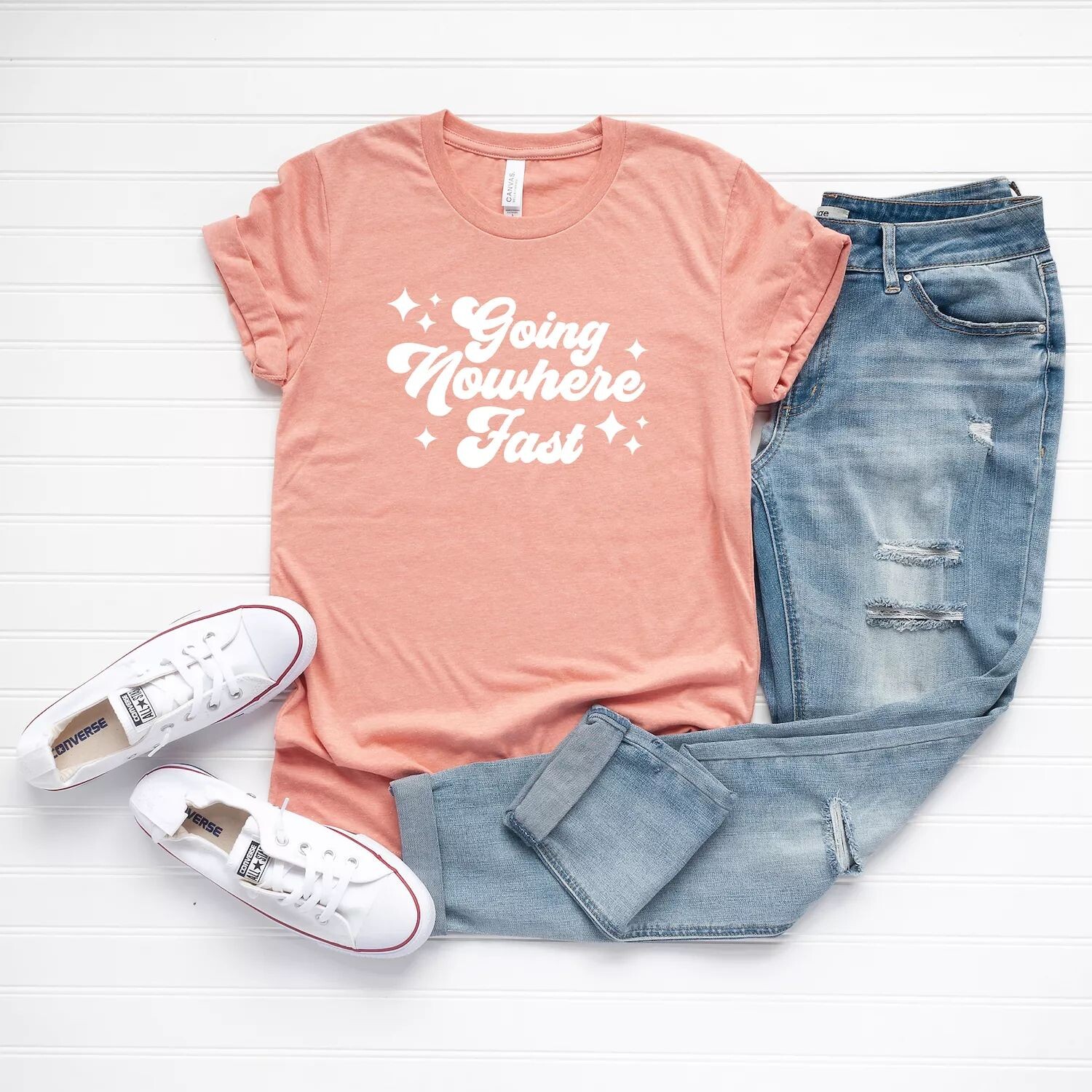 Футболка с короткими рукавами и рисунком Going Nowhere Fast Simply Sage Market 
Футболка с короткими рукавами и рисунком Going Nowhere Fast Simply Sage Market