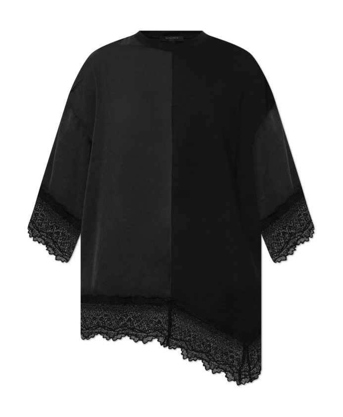 Футболка Lenny с кружевной отделкой Allsaints, черный
Футболка Lenny с кружевной отделкой Allsaints, черный