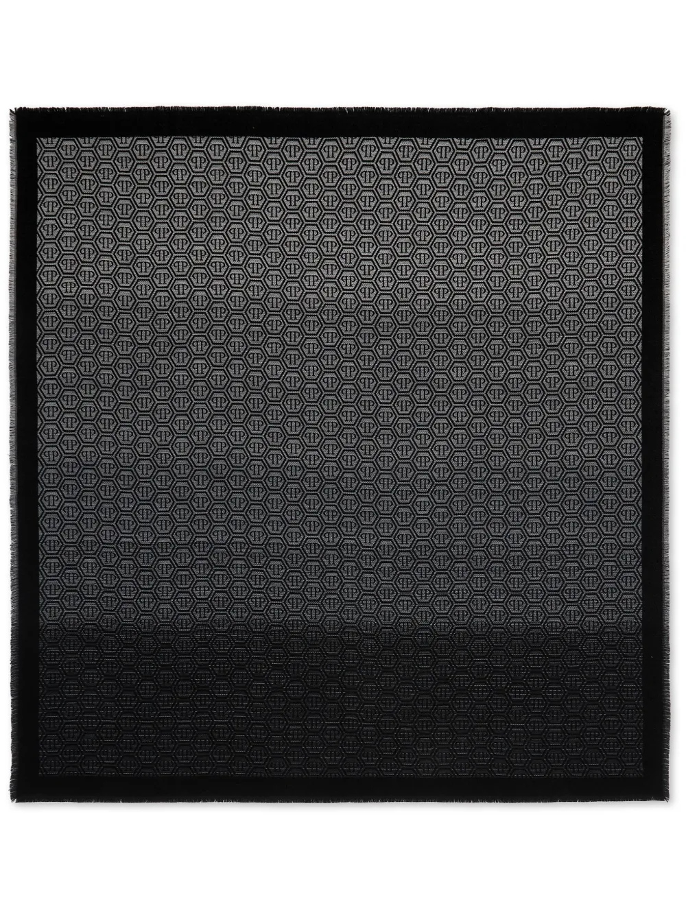 Шарф с эффектом градиента и монограммой Philipp Plein, черный
Шарф с эффектом градиента и монограммой Philipp Plein, черный