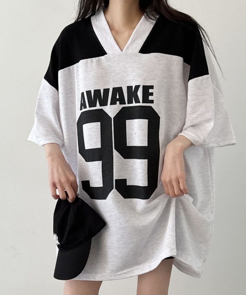 Футболка с коротким рукавом, с буквенным принтом NANAHACHI, светло-серый
Футболка с коротким рукавом, с буквенным принтом NANAHACHI, светло-серый