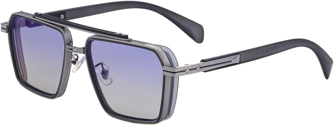 Солнцезащитные очки в ретро-оправе – авангардный квадратный дизайн с защитой от УФ-излучения для мужчин, для вождения на открытом воздухе и создания стильного образа GDKPJDT, 4
Солнцезащитные очки в ретро-оправе – авангардный квадратный дизайн с защитой от УФ-излучения для мужчин, для вождения на открытом воздухе и создания стильного образа GDKPJDT, 4