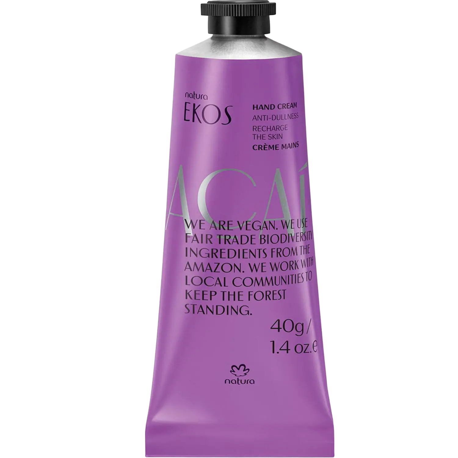 Крем для рук Ekos Açaí Natura, 1.4 oz
Крем для рук Ekos Açaí Natura, 1.4 oz