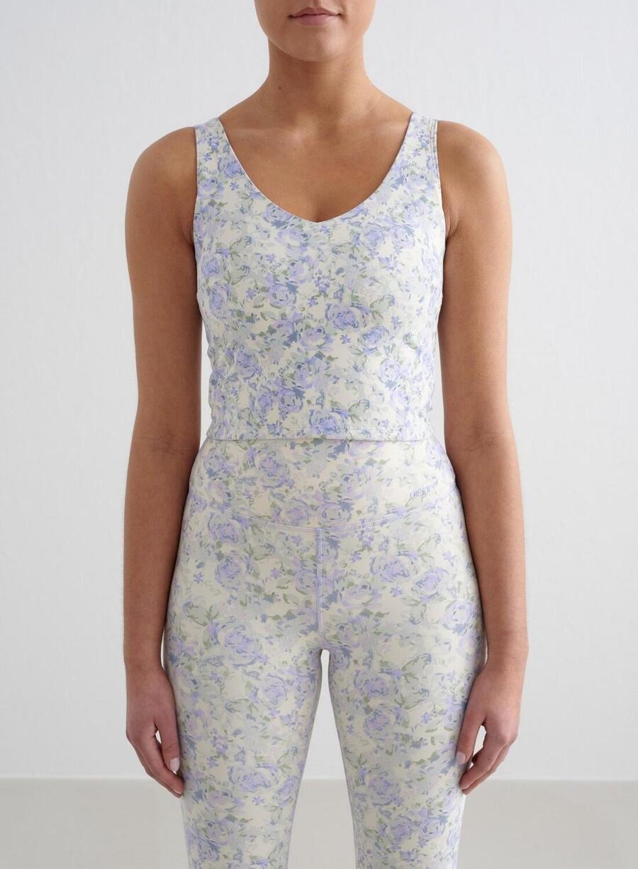 AIM'N Женский спортивный бюстгальтер для йоги с V-образным вырезом, разноцветный цветочный принт
AIM'N Женский спортивный бюстгальтер для йоги с V-образным вырезом, разноцветный цветочный принт