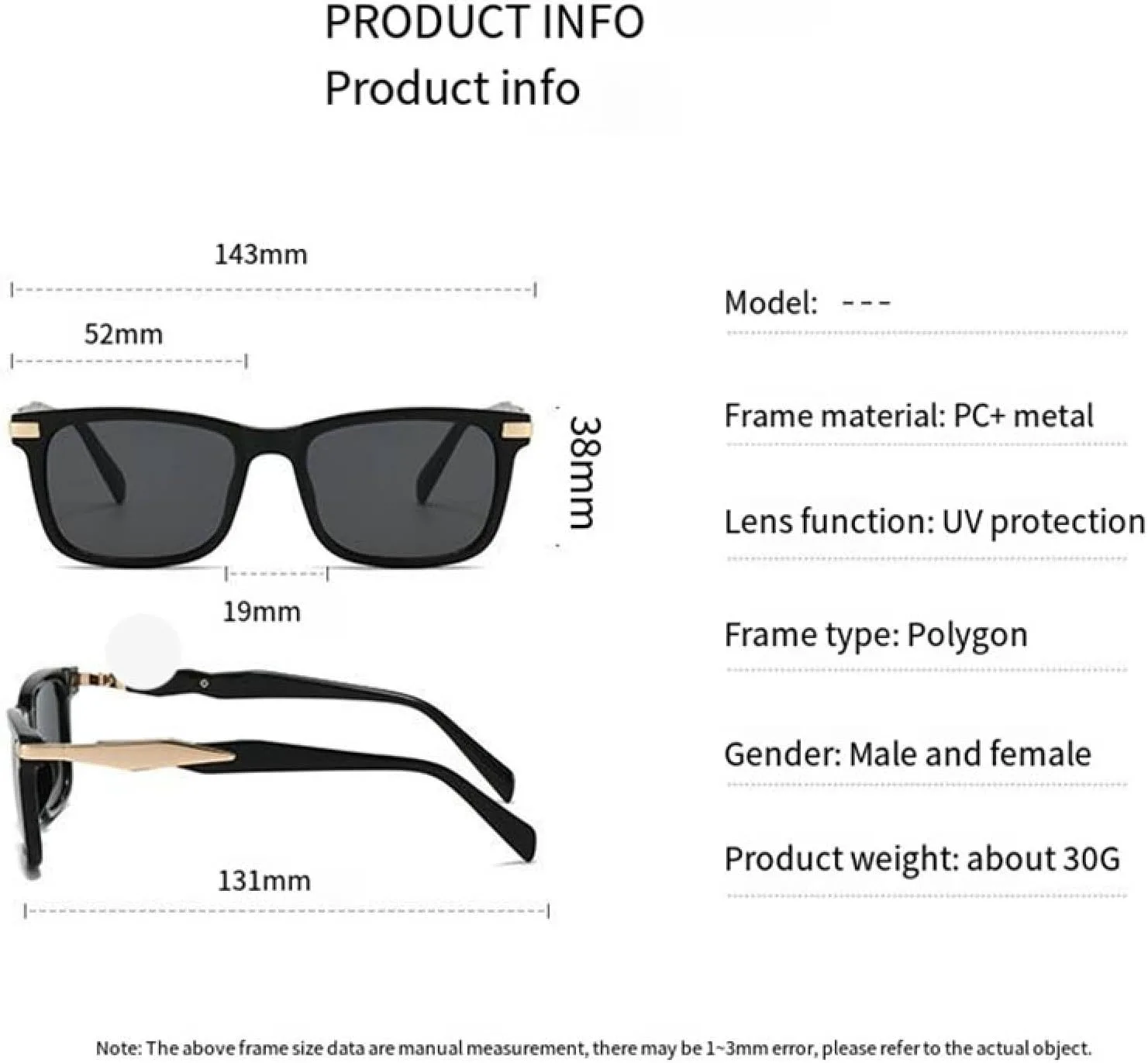 Модные очки в оправе, солнцезащитные очки с защитой от УФ-излучения, зеркальные, женские, в стиле ретро, уличный стиль, металлические очки TKKTLLT, Champagne
Модные очки в оправе, солнцезащитные очки с защитой от УФ-излучения, зеркальные, женские, в стиле ретро, уличный стиль, металлические очки TKKTLLT, Champagne