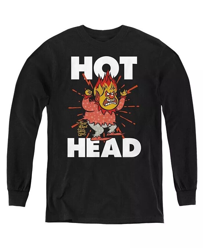 Толстовка с длинным рукавом Hot Head для мальчиков The Year Without A Santa Claus, черный
Толстовка с длинным рукавом Hot Head для мальчиков The Year Without A Santa Claus, черный
