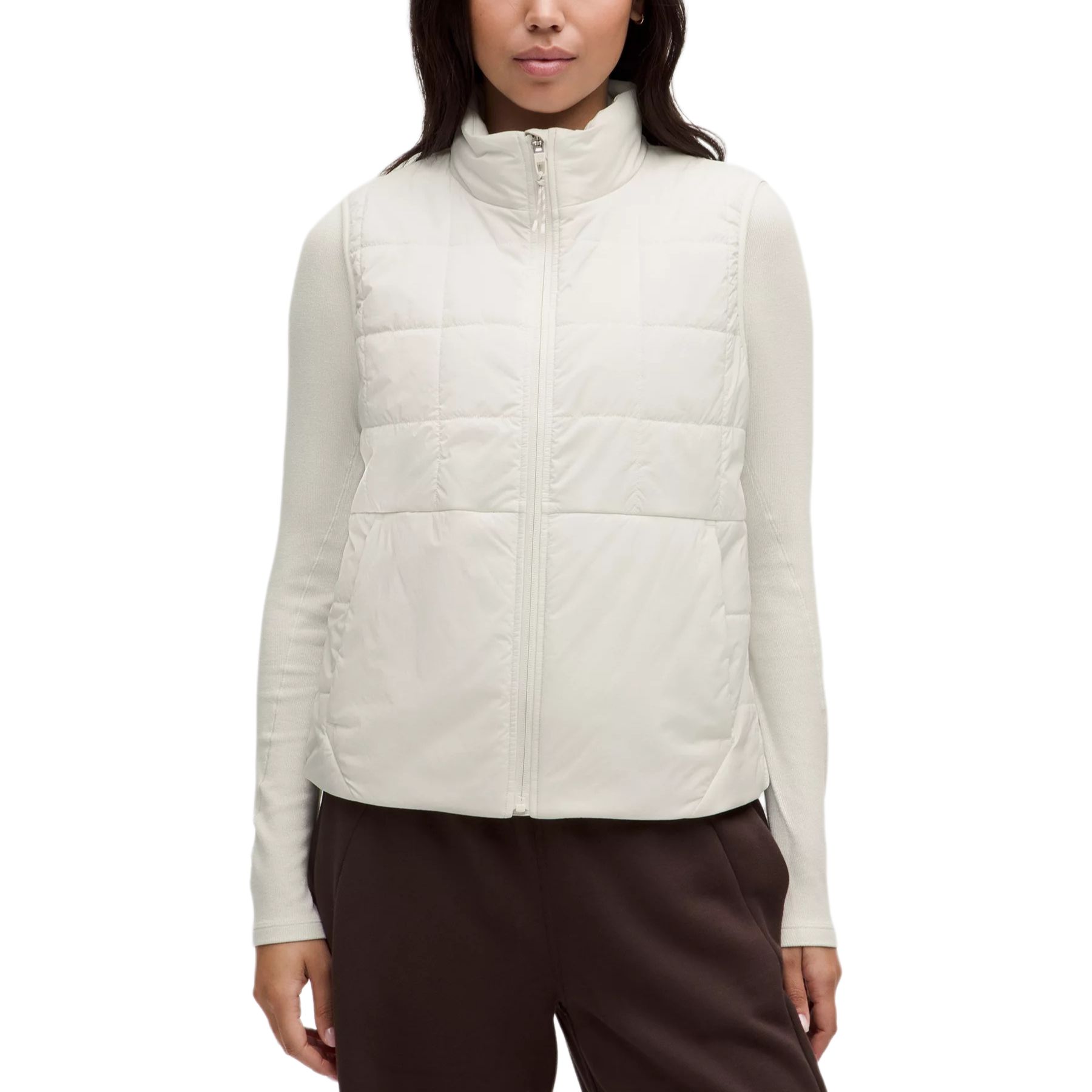 Lululemon Женский жилет для велопрогулок, Bone White/Raw Linen 
Lululemon Женский жилет для велопрогулок, Bone White/Raw Linen