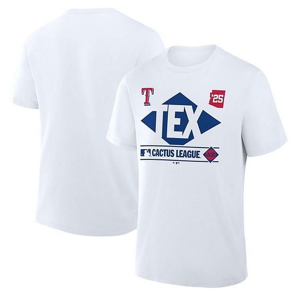 Мужская белая футболка texas rangers 2025 spring training cactus league true icon Fanatics
Мужская белая футболка texas rangers 2025 spring training cactus league true icon Fanatics