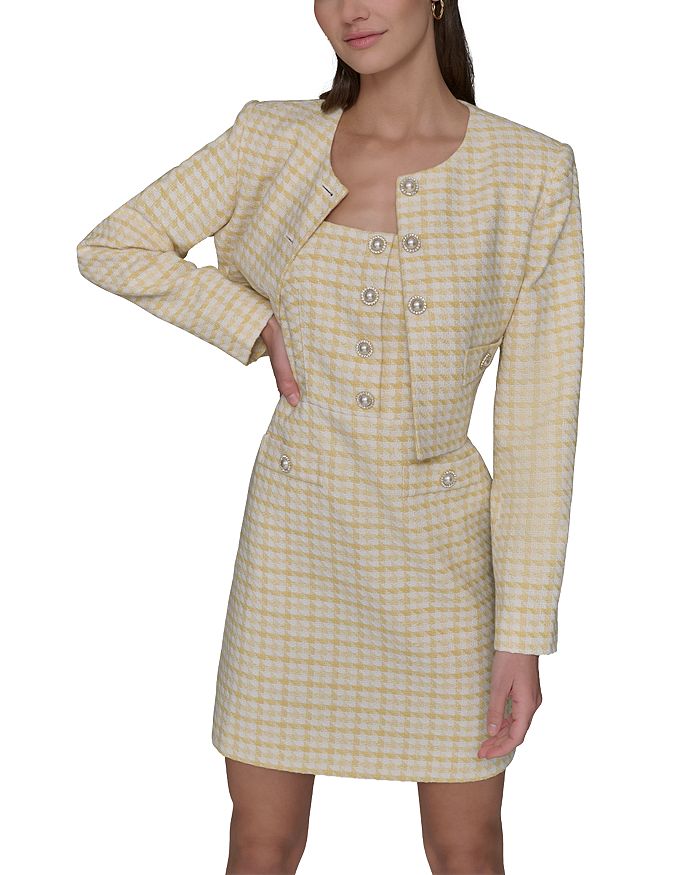 Короткий жакет из букле твида KARL LAGERFELD PARIS, желтый
Короткий жакет из букле твида KARL LAGERFELD PARIS, желтый