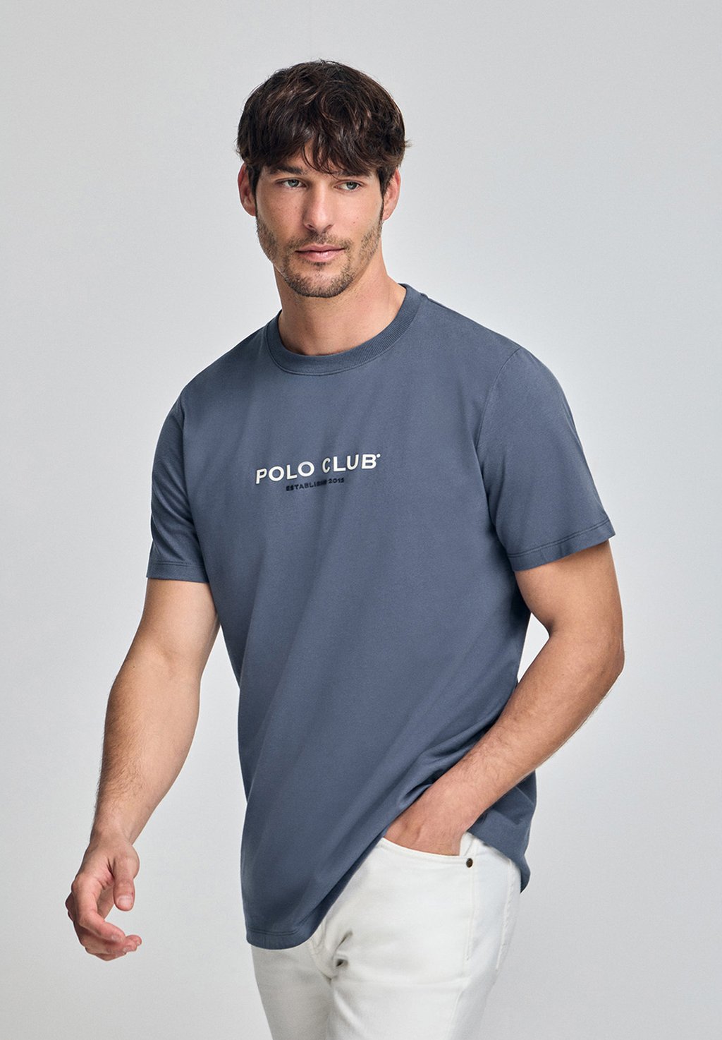 Футболка с принтом SHORT SLEEVE CREWNECK MINIMAL TITLE Polo Club, сине-серый
Футболка с принтом SHORT SLEEVE CREWNECK MINIMAL TITLE Polo Club, сине-серый
