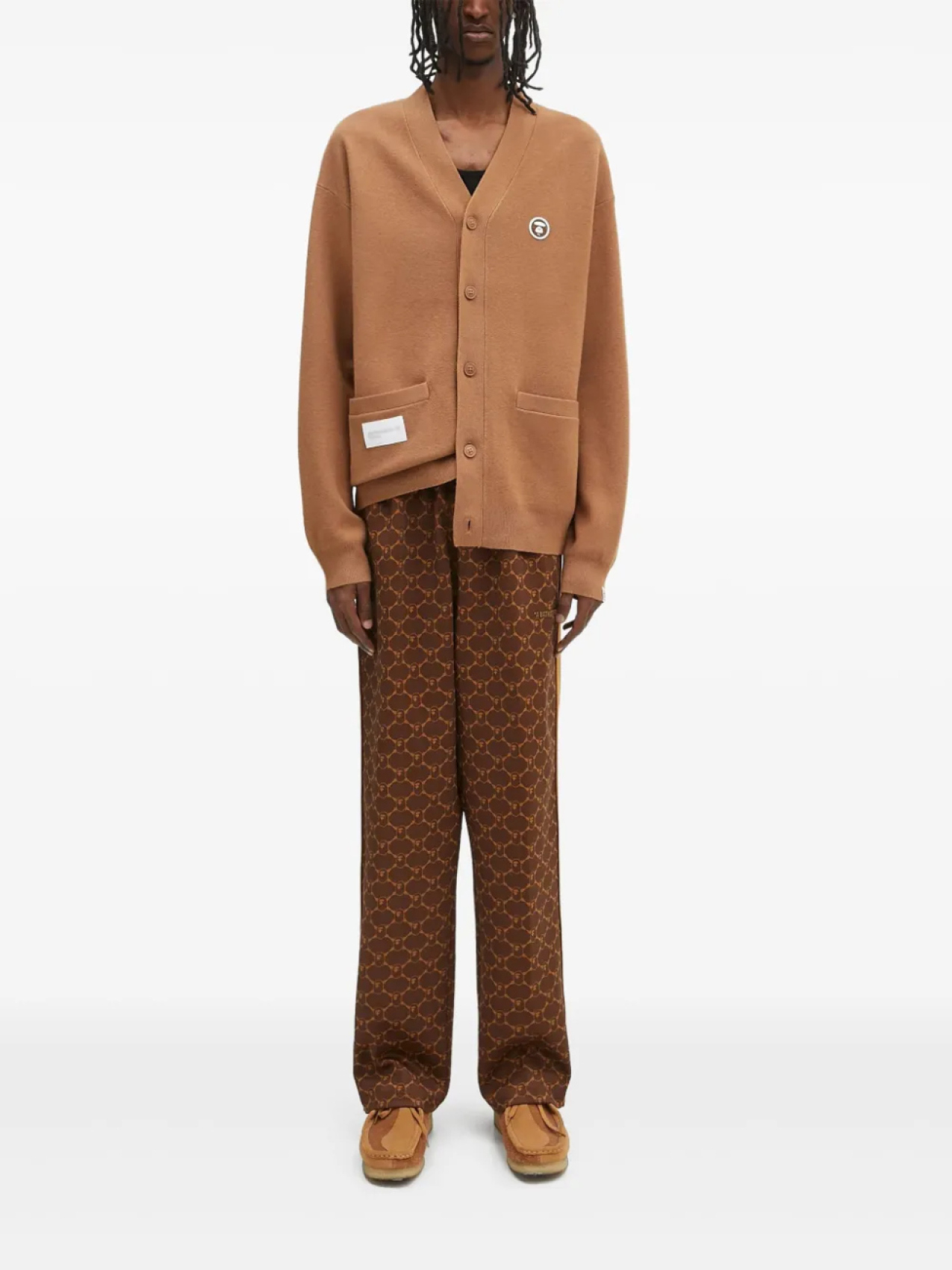 Кардиган с нашивкой-логотипом AAPE BY *A BATHING APE, коричневый
Кардиган с нашивкой-логотипом AAPE BY *A BATHING APE, коричневый