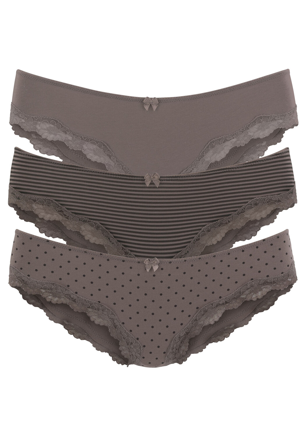 Трусы LASCANA, цвет taupe gepunktet, gestreift, uni
Трусы LASCANA, цвет taupe gepunktet, gestreift, uni