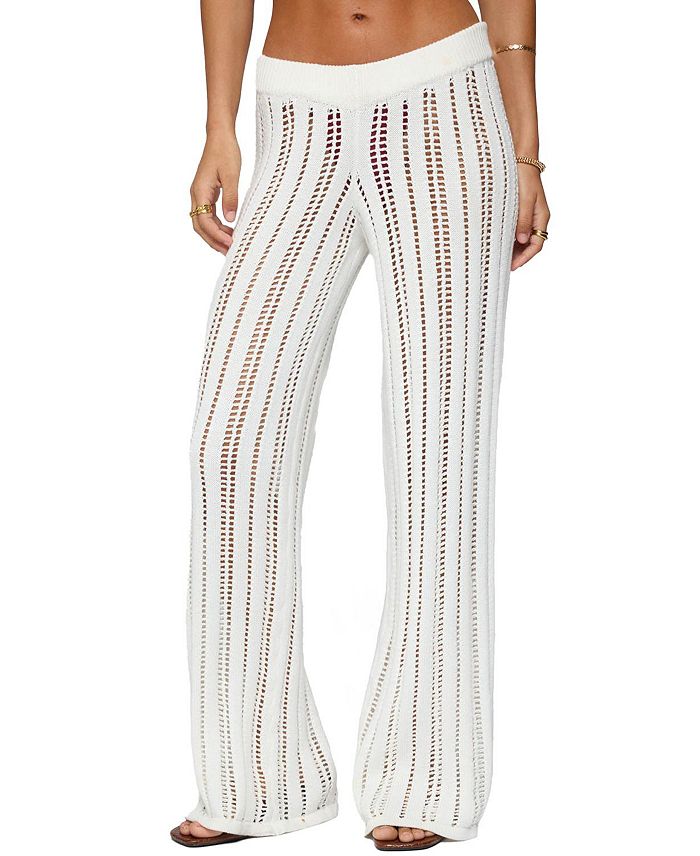 Эко-брюки лесенка Edikted, слоновая кость/кремовый
Эко-брюки лесенка Edikted, слоновая кость/кремовый