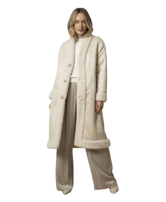 Стильное вязаное пальто в виде джемпера Kocca, белый
Стильное вязаное пальто в виде джемпера Kocca, белый