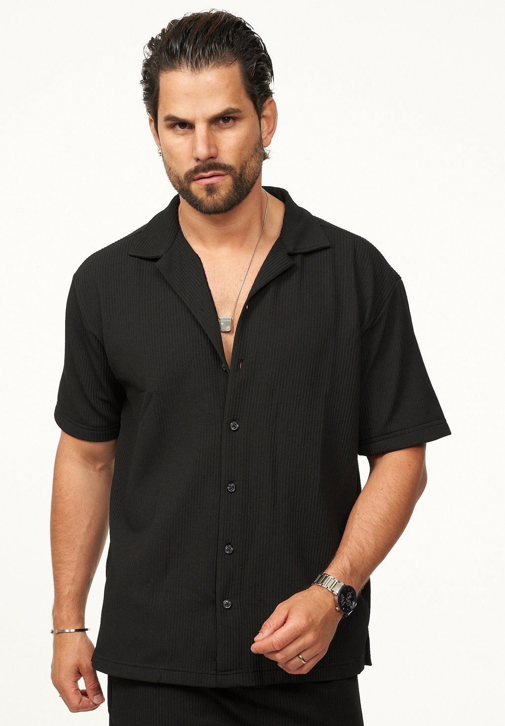 Рубашка KURZARM STRIPE CARISMA, черный
Рубашка KURZARM STRIPE CARISMA, черный