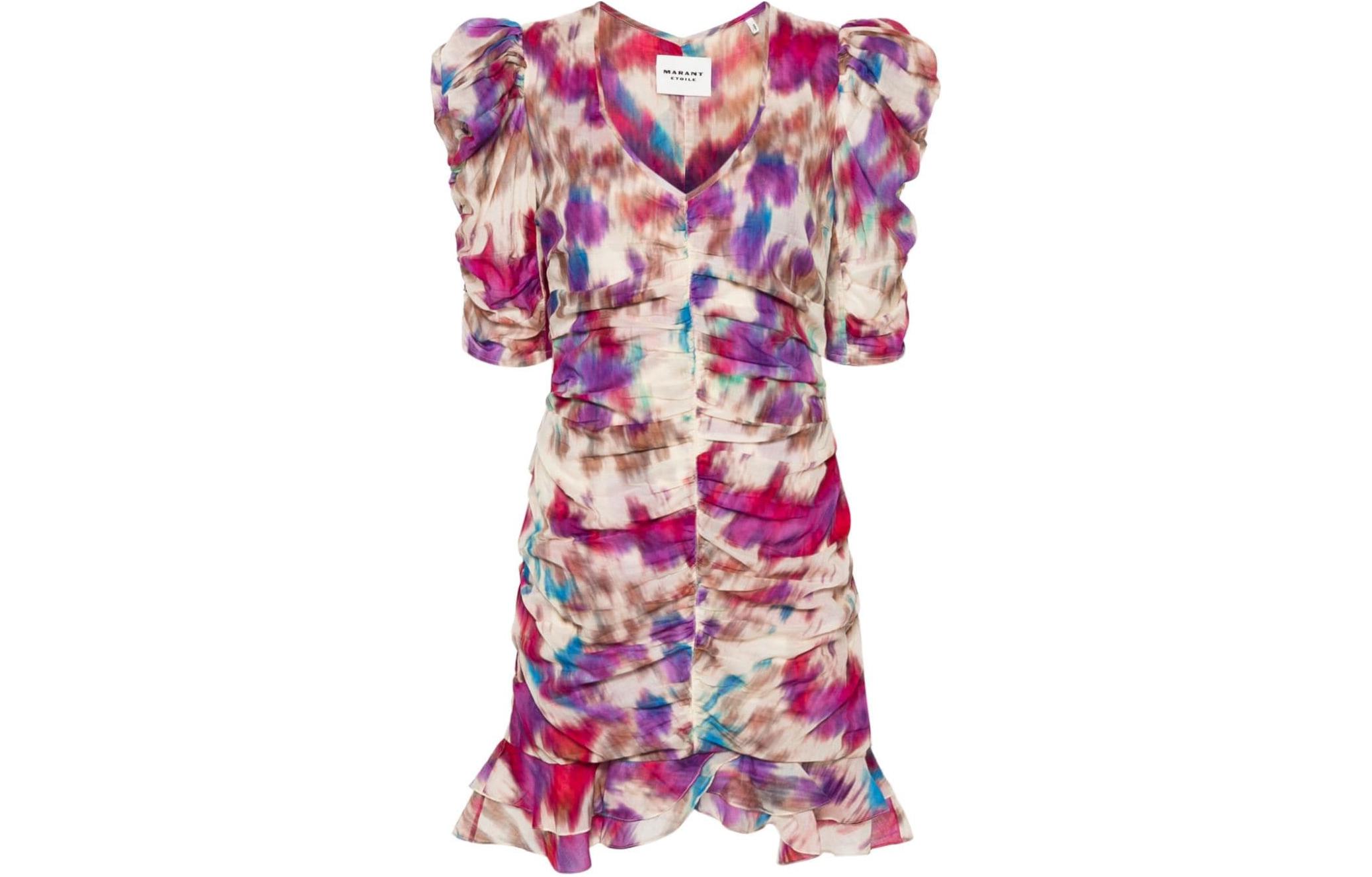 Мини-платье с цветочным принтом и сборками ISABEL MARANT ETOILE, мультиколор
Мини-платье с цветочным принтом и сборками ISABEL MARANT ETOILE, мультиколор