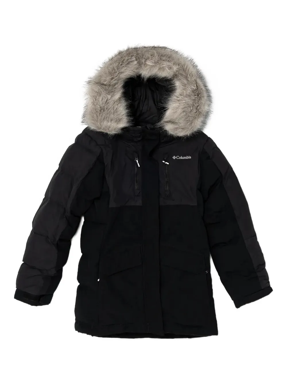 Пуховик с капюшоном и искусственным мехом Columbia, черный
Пуховик с капюшоном и искусственным мехом Columbia, черный
