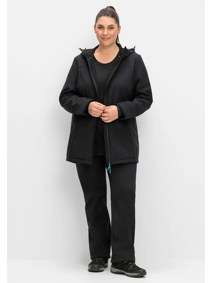 Куртка Sheego Softshell "больших размеров", с капюшоном, дышащая, ветро- и водоотталкивающая, черный
Куртка Sheego Softshell "больших размеров", с капюшоном, дышащая, ветро- и водоотталкивающая, черный