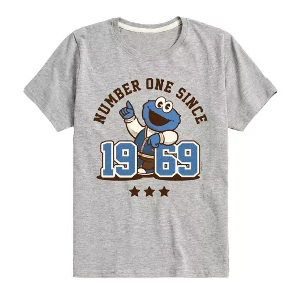 Футболка с рисунком печенья-монстра "Улица Сезам" номер один для мальчиков 8-20 лет Licensed Character, серый
Футболка с рисунком печенья-монстра "Улица Сезам" номер один для мальчиков 8-20 лет Licensed Character, серый