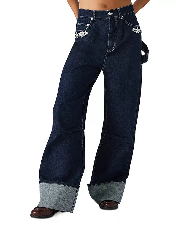 Джинсы Bobbie с широкими штанинами, цвет бижу голубого. Steve Madden, синий
Джинсы Bobbie с широкими штанинами, цвет бижу голубого. Steve Madden, синий