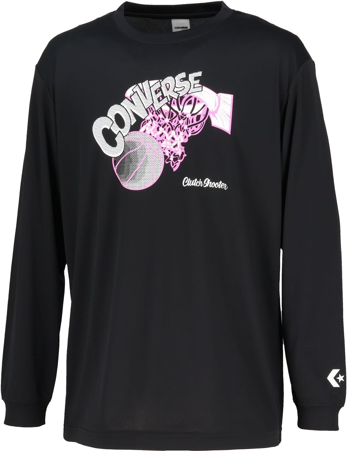 Футболка с длинными рукавами Converse CB252365L с принтом, влагоотводящая, быстросохнущая, черно-белый
Футболка с длинными рукавами Converse CB252365L с принтом, влагоотводящая, быстросохнущая, черно-белый