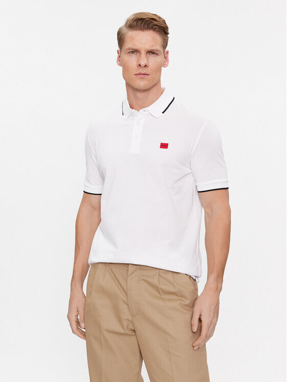 Рубашка-поло узкого кроя Hugo, белый
Рубашка-поло узкого кроя Hugo, белый