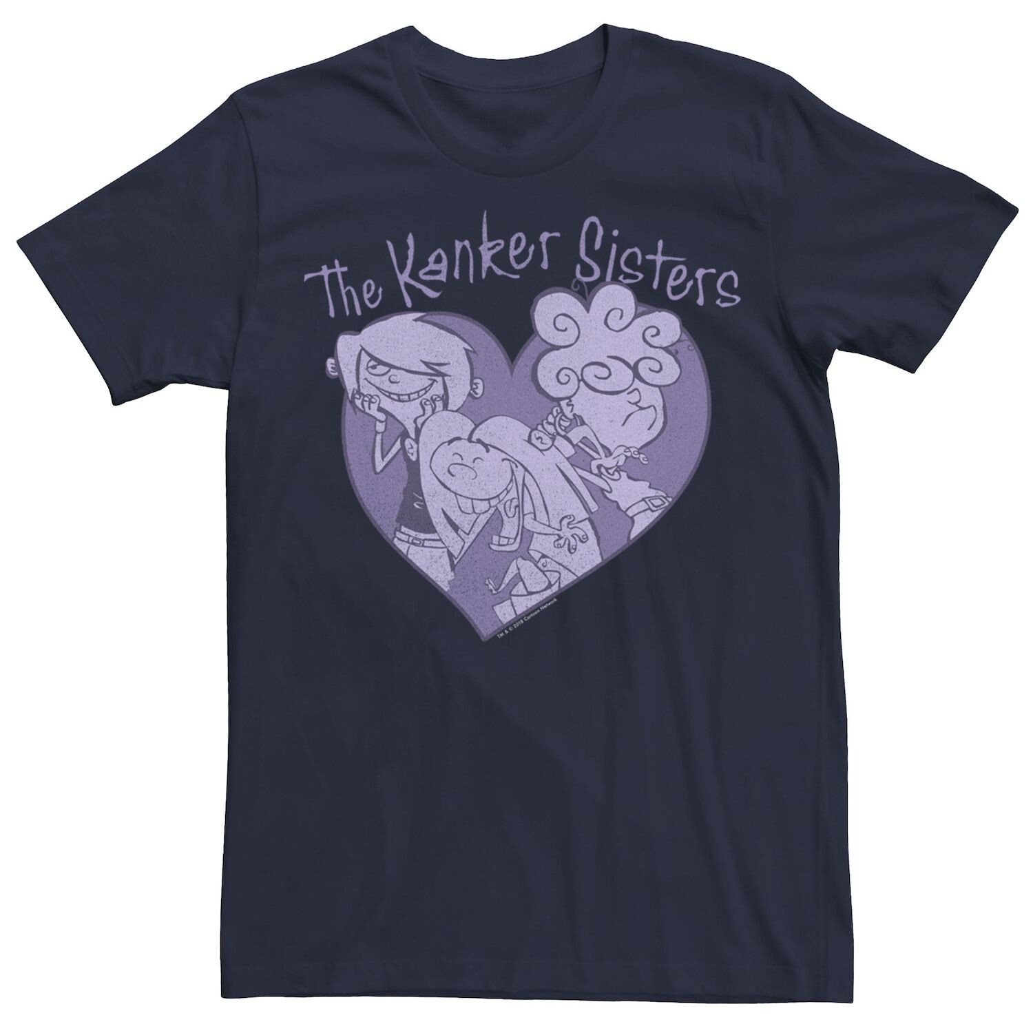 Мужская футболка Cartoon Network Ed, Edd n Eddy The Kanker Sisters фиолетового цвета с портретом в форме сердца Licensed Character, синий
Мужская футболка Cartoon Network Ed, Edd n Eddy The Kanker Sisters фиолетового цвета с портретом в форме сердца Licensed Character, синий